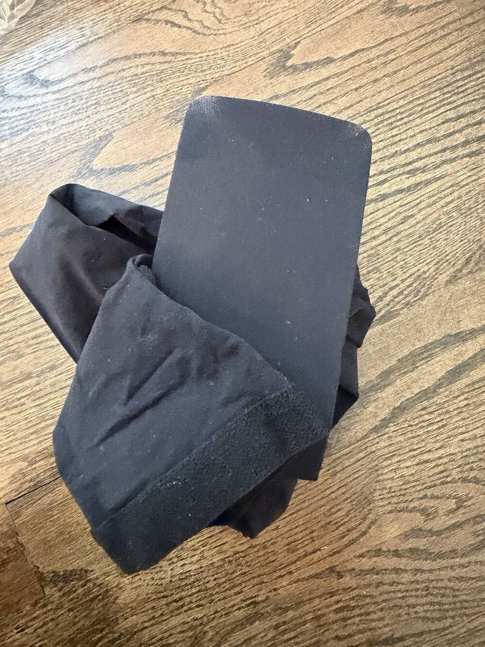 Spanx Shaping Sheers Matte Black Sz A NEW $38